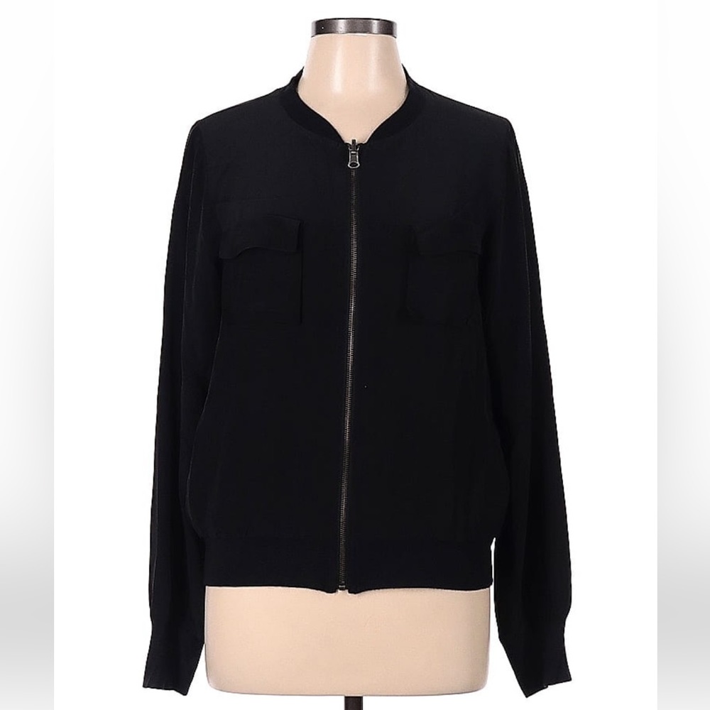 Gold Hawk Silk Bomber Jacket